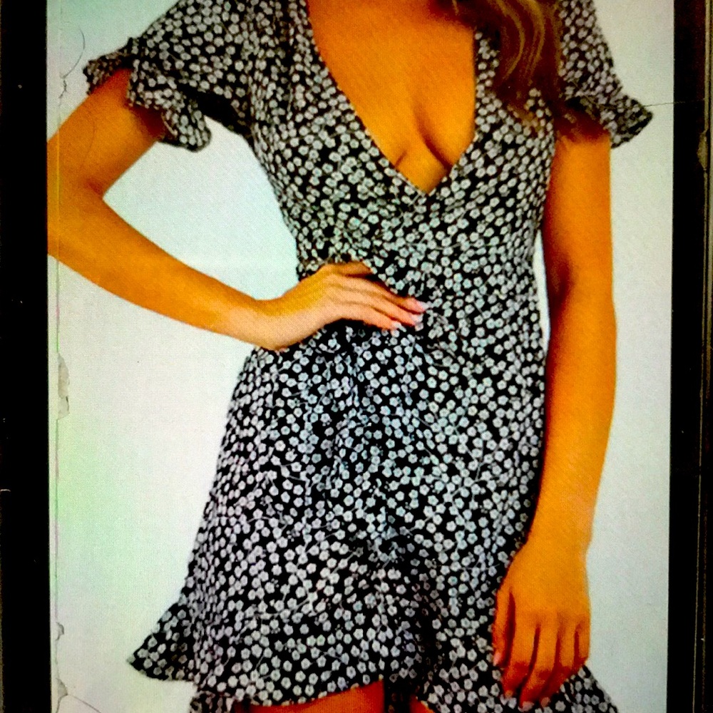 NWT Black and White Shorts Jumpsuit with pockets